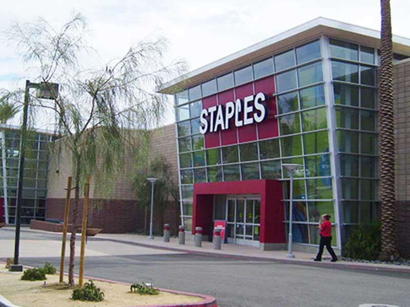 Staples building, Palm Springs.